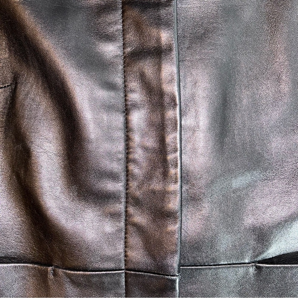 🌟 Coldwater Creek Genuine Leather Vest - Size M 🌟 - Picture 5 of 6